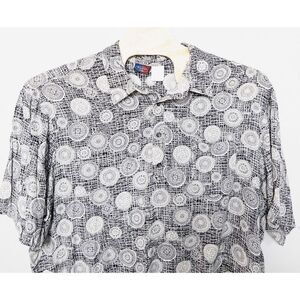 Vintage 1980’s Repp Ltd Shirt Mens 3XL Big 100% Rayon Pre Tencel Changeover‎ USA